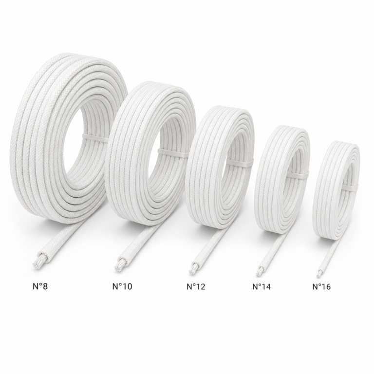 Cable de Alta Temperatura 600°C Niquelado | Calibres N° 8, 10, 12, 14 y 16