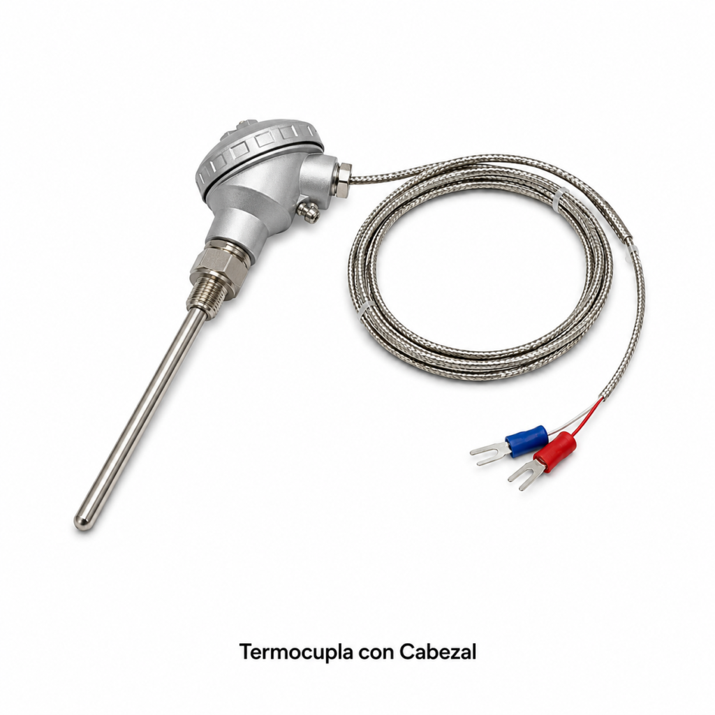 Termocuplas Industriales Tipo J, K, T, E, N, R, S y B