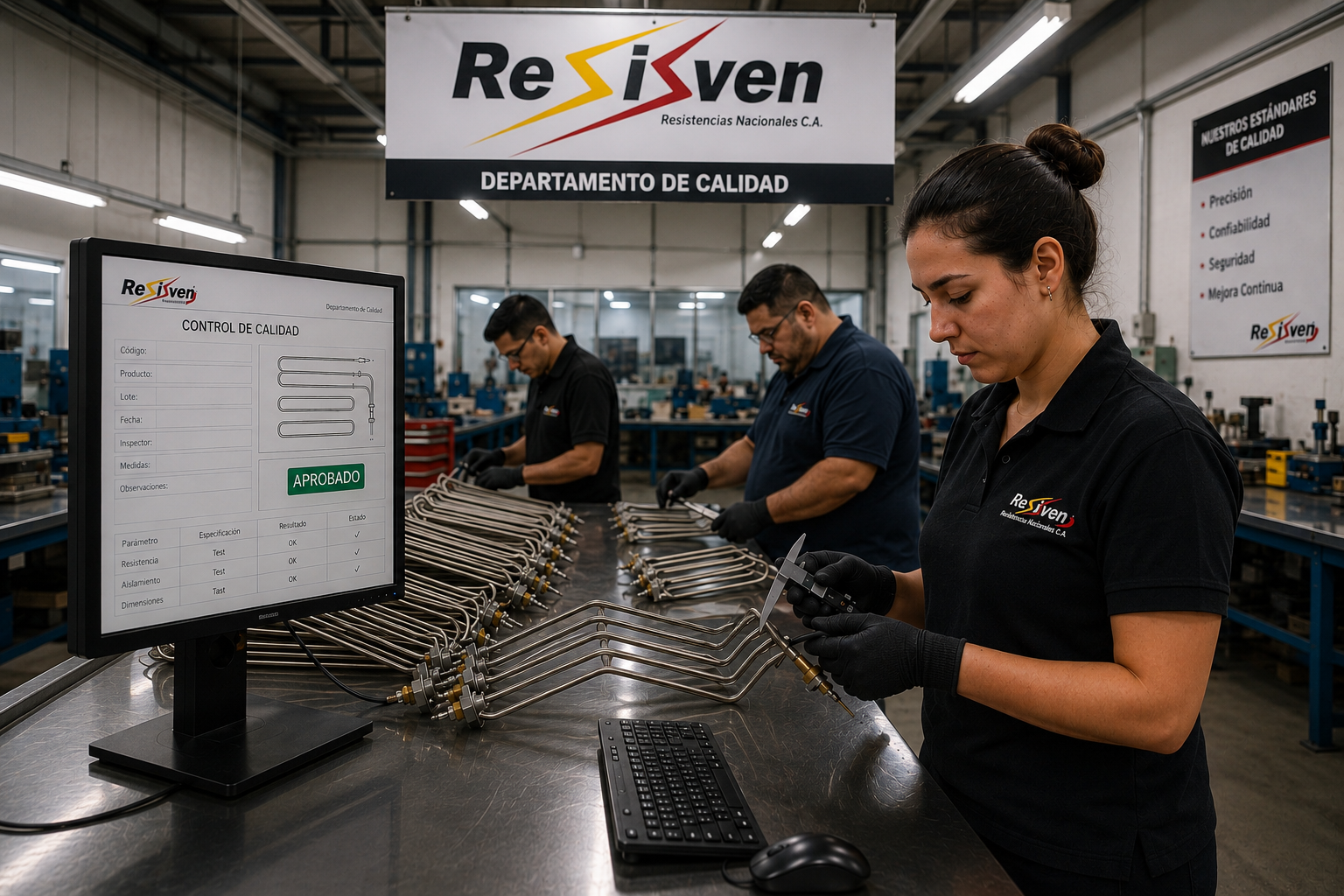 RESISVEN fabricación nacional de resistencias eléctricas industriales